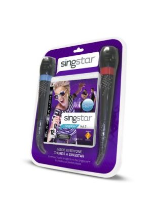 Singstar Vol. 2 + 2 Microphones for PlayStation 3