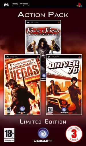Action Pack: Prince of Persia: Revelations + Driver '76 + Rainbow Six Vegas for Sony PSP