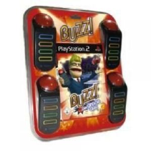 Buzz! The Big Quiz with 4 Buzzers for PlayStation 2