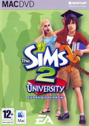 Sims 2, University  Mac for Windows PC