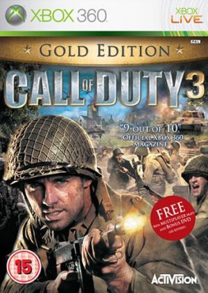 Call of Duty 3 [Gold Edition] for Xbox 360