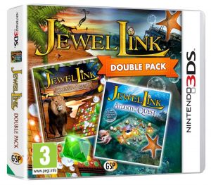 Jewel Link Double Pack - Safari Quest and Atlantic Quest for Nintendo 3DS