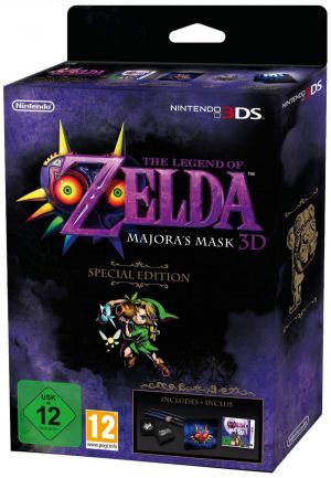 Legend Of Zelda: Majora's Mask 3D Special Edition w/ Badge & Poster for Nintendo 3DS