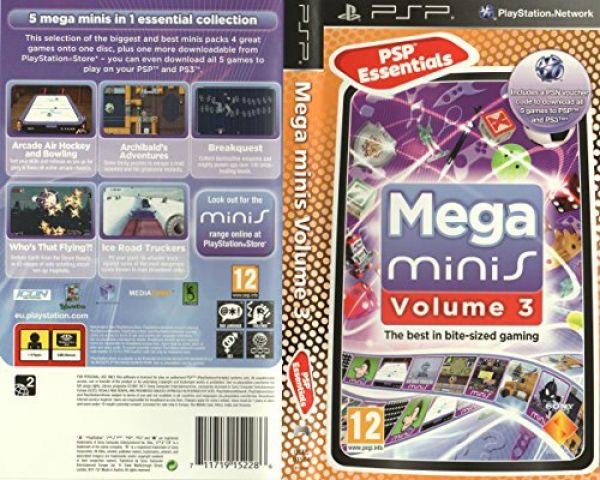 Mega mini gaming. Mega Minis PSP 3. Mega Minis Volume 1 (PSP). Mega Minis Volume 3. Mega Minis Volume 2.